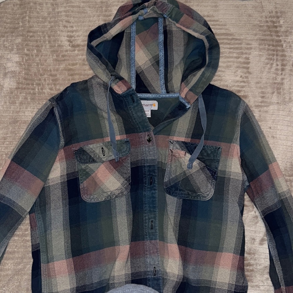 Carhartt flannel hoodie